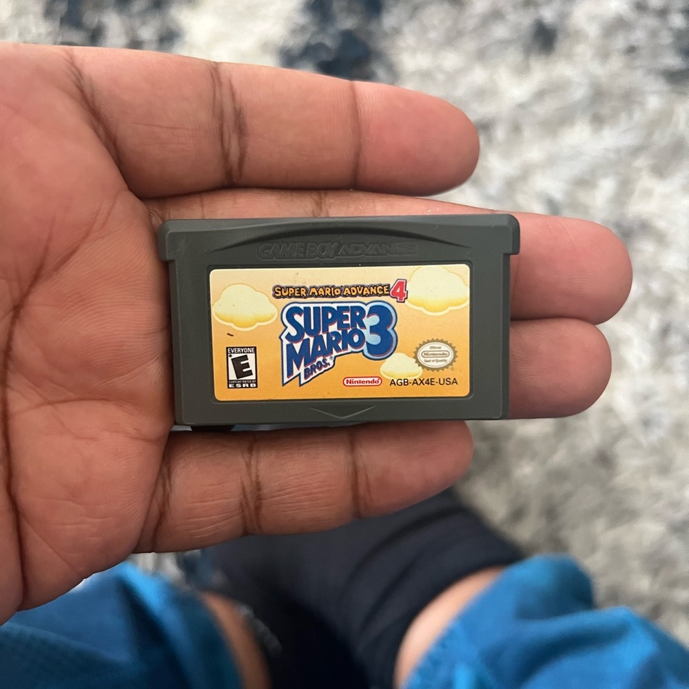 Nintendo Super Mario Advance 4 Game Cartridge - Gray